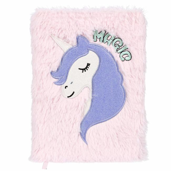 Notes pluszowy A5 pastelowy Unicorn STARPAK 502156