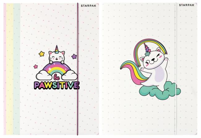 Teczka z gumką A4 Catcorn STARPAK 512109