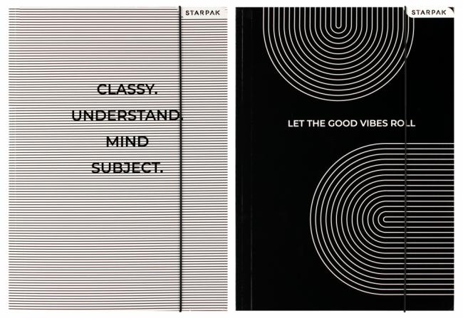 Teczka z gumką A4 B&W STARPAK 512112