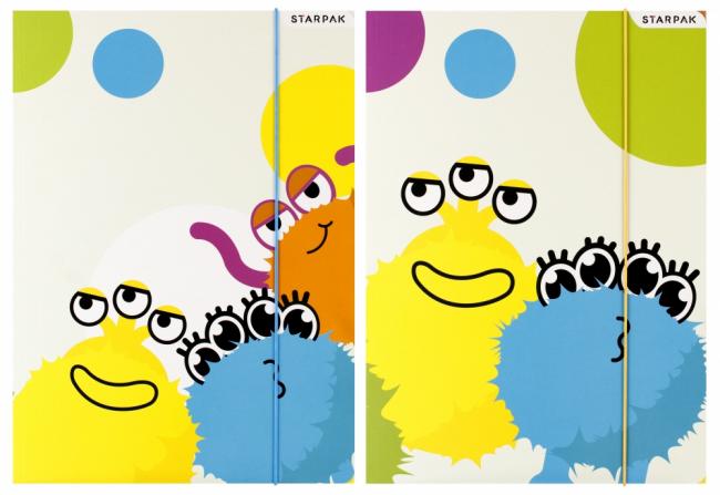 Teczka z gumką A4 Monster STARPAK 512117