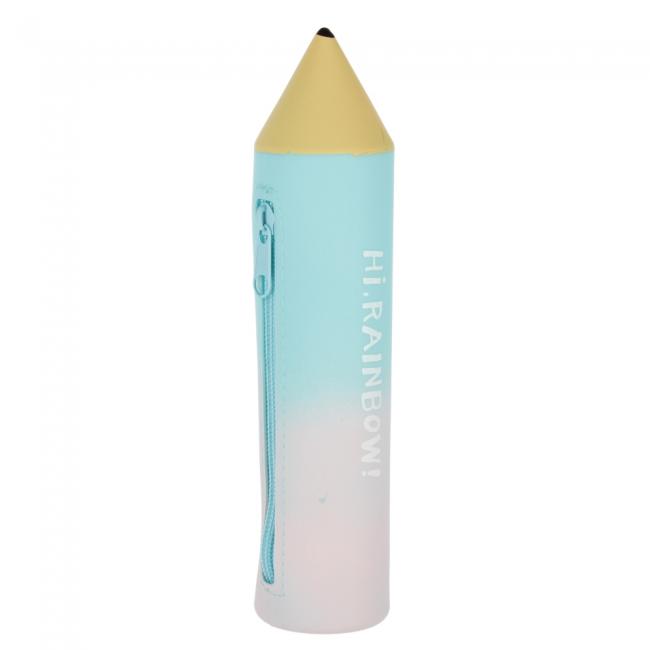 Piórnik silikon 1zamek ołówek mint STARPAK 510976