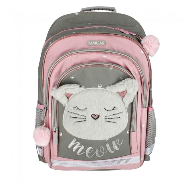 Plecak szkolny Kot pluszowy STARPAK 486152