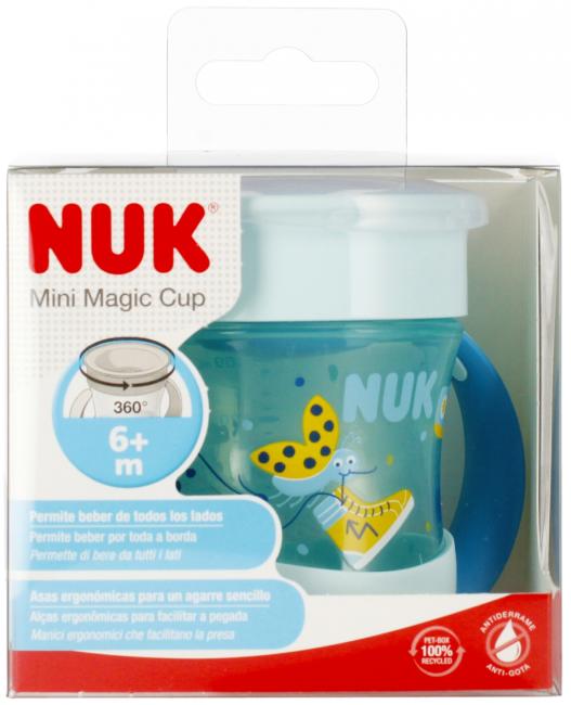 NUK Kubek 160 ml 6m  Mini Magic Cup niebieski 10751278