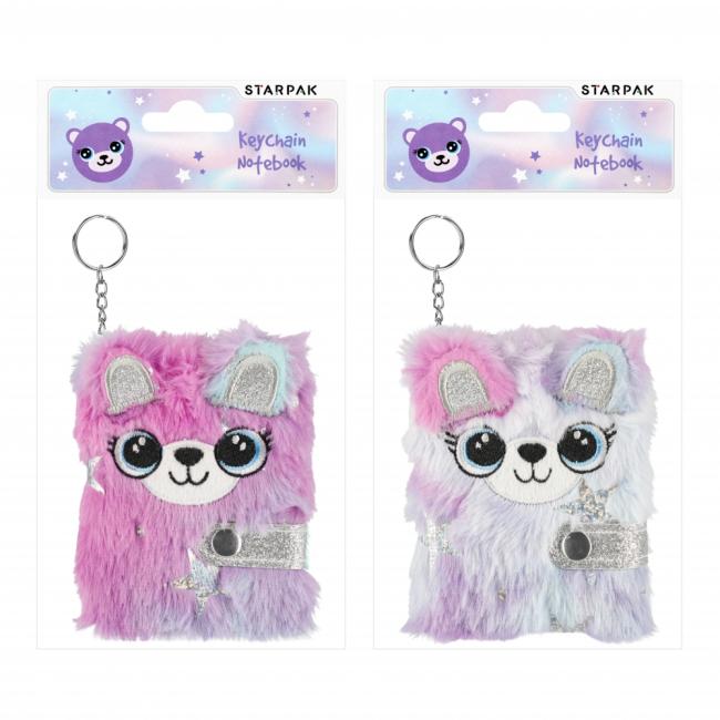 Notes pluszowy brelok Miś STARPAK 526041