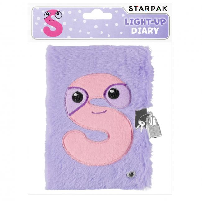 Pamiętnik pluszowy zamykany Lily"S"świecący  STARPAK 526052