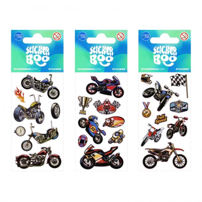 Naklejki 7x18cm Motocykle2  STICKER BOO 517765