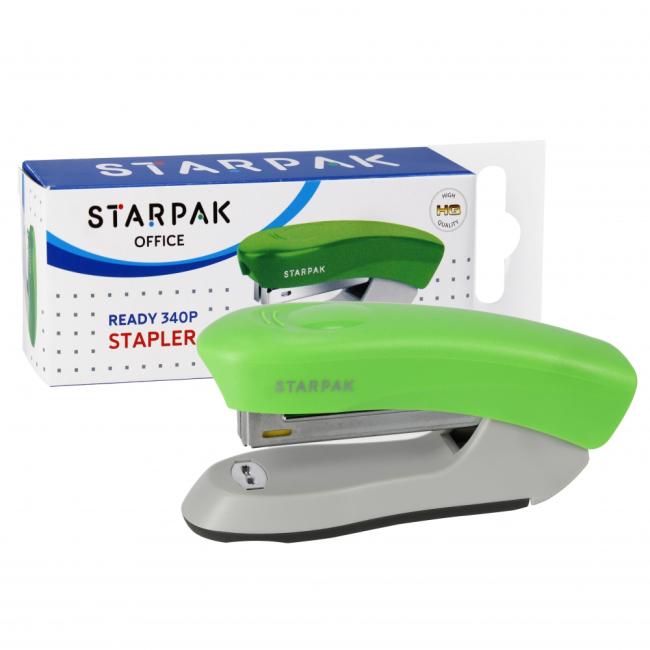 Zszywacz 12k 10 zielony  STARPAK 521072
