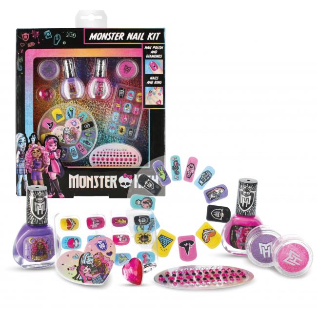 Monster High Monster Nail Kit zestaw do dekorowania paznokci