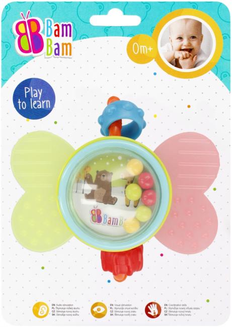 Grzechotka Motyl BAM BAM 521376