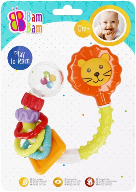 Grzechotka Lwiątko BAM BAM 521379