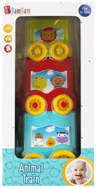 Kolejka edukacyjna Zwierzaczki BAM BAM 481994