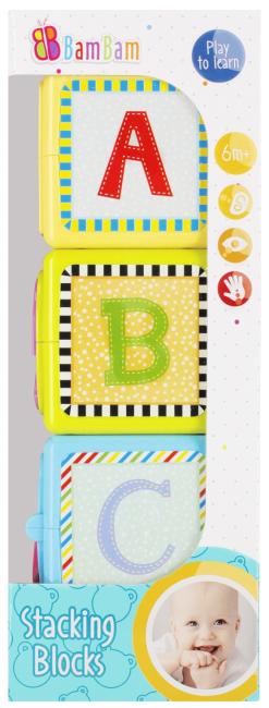 Klocki edukacyjne 3szt. BAM BAM 482510