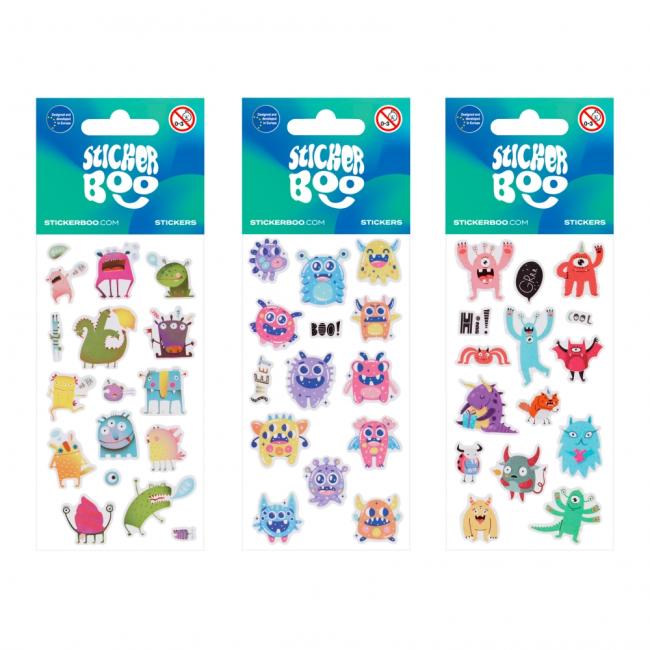 Naklejki 6x18 cm Potworki STICKER BOO 534607