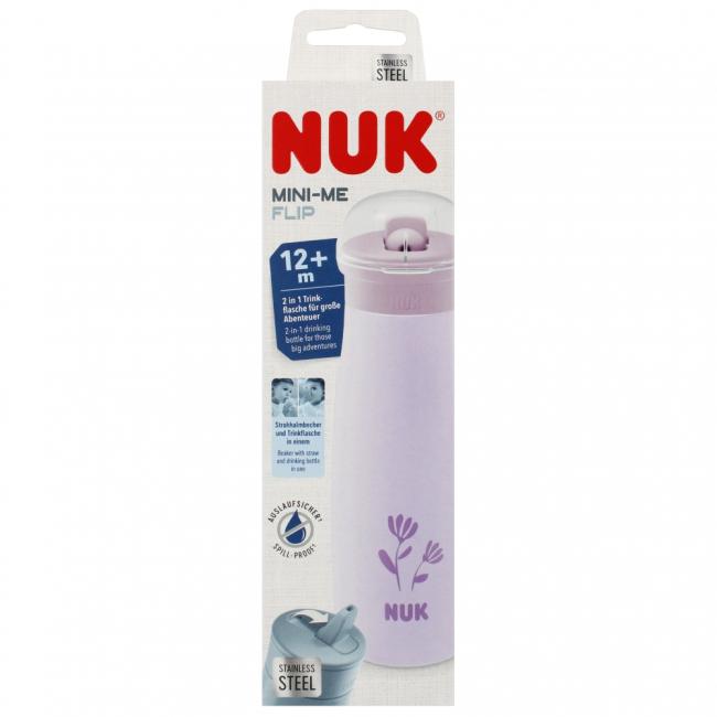 NUK Kubek 500 ml  12m  Mini-Me stal Kwiat 10225329