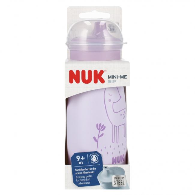 NUK Kubek 300 ml  9m  Mini-Me stal Sip fiolet 10255689