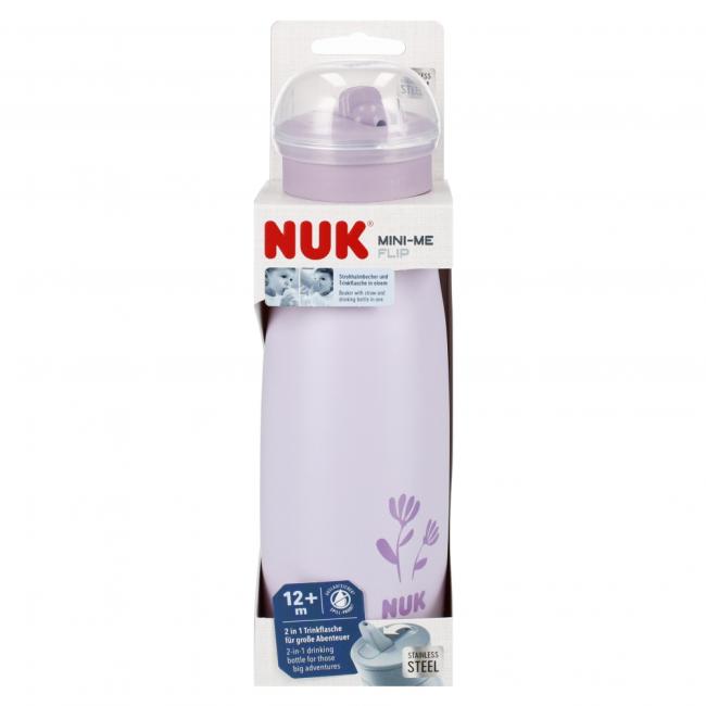 NUK Kubek 500 ml  12m  Mini-Me Flip stal fiolet 10255691