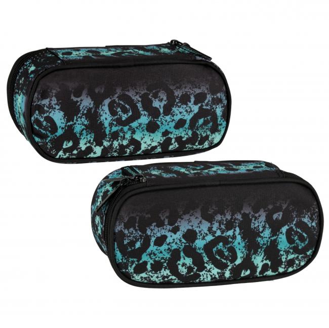 Piórnik saszetka owalna 1zamek panterka STARPAK 527255