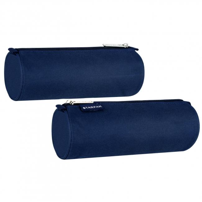 Piórnik tuba 1zamek Navy blue STARPAK 534585