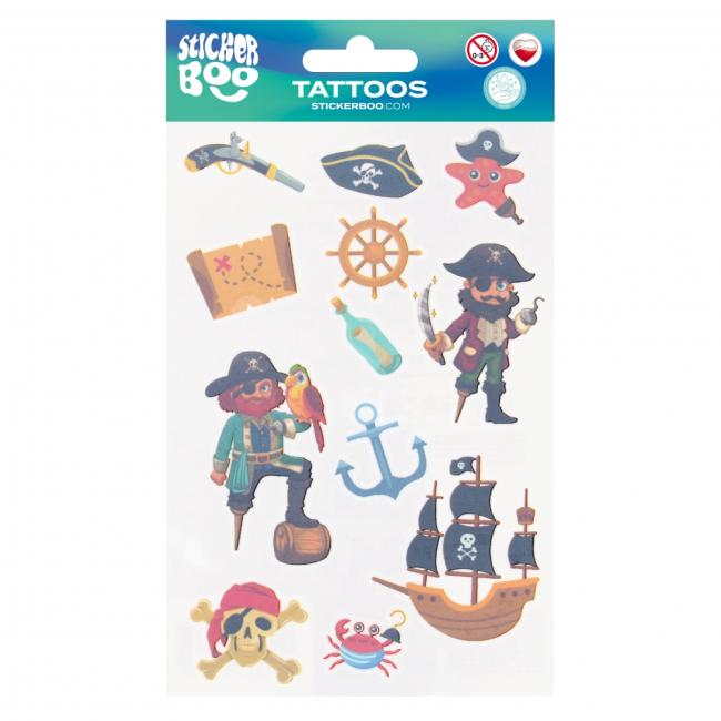 Tatuaż Piraci 10x18 STICKER BOO 540452