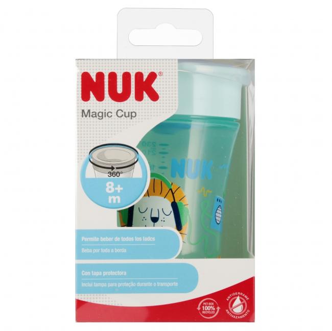 NUK Kubek 230 ml 8m   Magic Cup niebieski 10751138