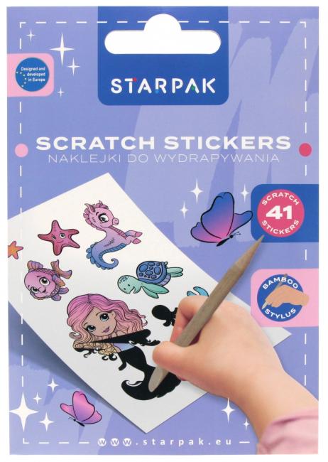 Zestaw kreatywny wydrapywanka Girl STARPAK 538962