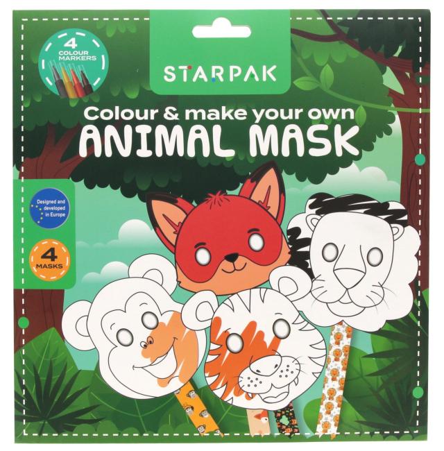 Zestaw Maski Zwierzęta STARPAK 538963