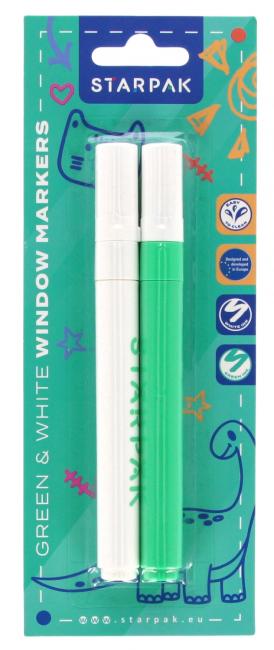 Marker do szkła okrągły kpl2szt. STARPAK 538971