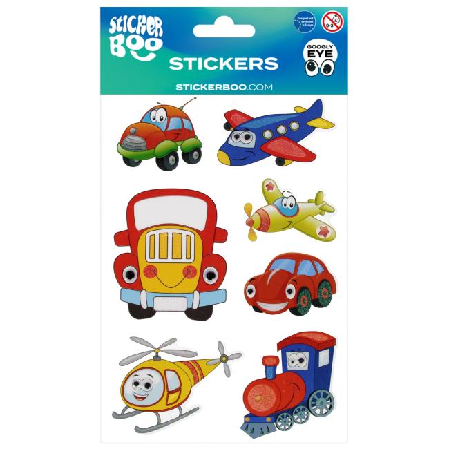 Naklejki 14x21 cm Pojazdy Goo Eye STICKER BOO 537777