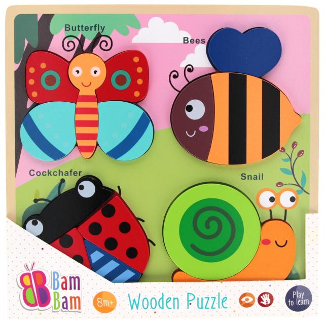 Układanka drewniana Ogród BAM BAM 541641
