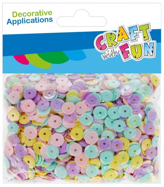 Cekiny guzik pastelowy 42,5g  CRAFT WITH FUN 531732