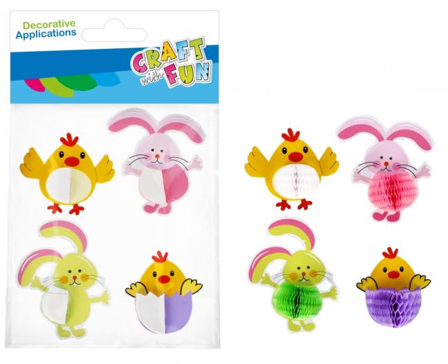 Ozdoba dekoracyjna naklejki harmonijka Wielkanoc CRAFT WITH FUN 531799