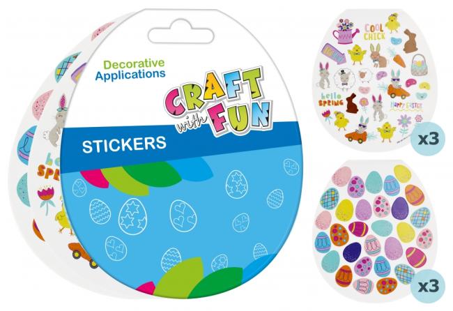 Książeczka wielkanocna  z naklejkami  6 arkuszy Wielkanoc CRAFT WITH FUN 531863