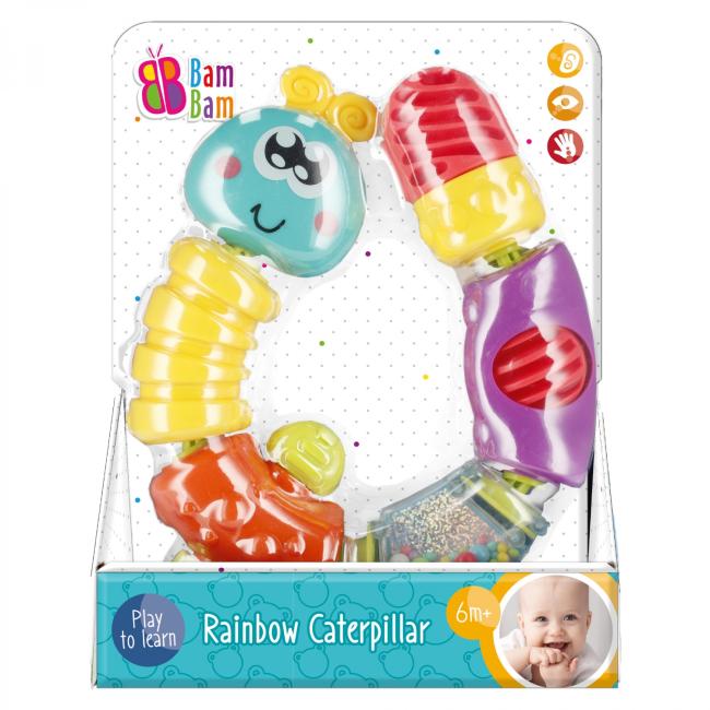 Grzechotka Gąsienica tęcza BAM BAM 541908