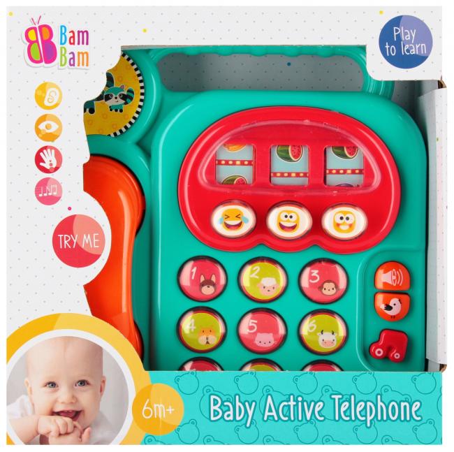 Muzyczny Telefonik Stacjonarny BAM BAM 541914