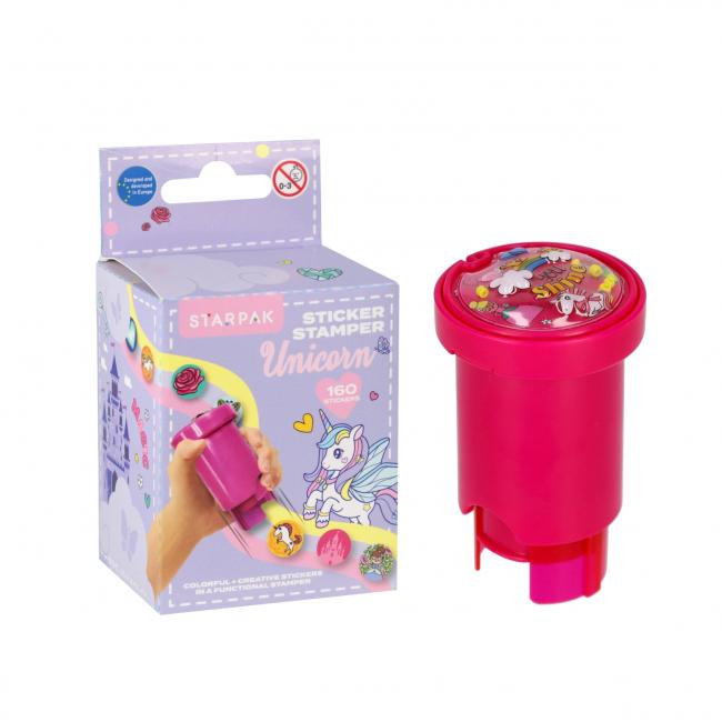 Stempel z naklejkami Unicorn STARPAK 541704
